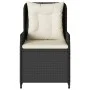 Sillones de jardín reclinables 2 uds ratán sintético negro by vidaXL, Garden chairs - Ref: Foro24-368652, Price: 207,48 €, Di...