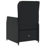 Sillones de jardín reclinables 2 uds ratán sintético negro by vidaXL, Garden chairs - Ref: Foro24-368652, Price: 216,97 €, Di...