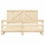 Estructura de cama con cabecero madera maciza de pino 200x200cm de vidaXL, Camas y somieres - Ref: Foro24-3281561, Precio: 30...
