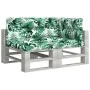 Cojines para palets 3 unidades tela estampado de hojas by vidaXL, Cushions for chairs and sofas - Ref: Foro24-3217131, Price:...
