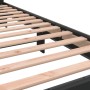 Estructura de cama madera ingeniería y metal negro 100x200 cm de vidaXL, Camas y somieres - Ref: Foro24-845737, Precio: 73,24...