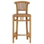 Taburete de cocina de madera maciza de teca de vidaXL, Taburetes de cocina - Ref: Foro24-49428, Precio: 168,52 €, Descuento: %