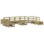 Gartensitzgruppe 11-teilig aus imprägniertem Kiefernholz von vidaXL, Gartensets - Ref: Foro24-3250631, Preis: 737,81 €, Rabat...