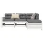 Juego de sofás de jardín 4 pzas madera maciza de pino blanco by vidaXL, Garden sets - Ref: Foro24-3250769, Price: 302,25 €, D...