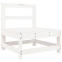Juego de sofás de jardín 4 pzas madera maciza de pino blanco by vidaXL, Garden sets - Ref: Foro24-3250769, Price: 306,57 €, D...