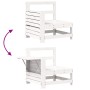 Gartensitzgruppe 4-teilig Massivholz Kiefer Weiß von vidaXL, Gartensets - Ref: Foro24-3250769, Preis: 306,57 €, Rabatt: %