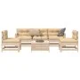 Gartensitzgruppe 6-teilig Massivholz Kiefer von vidaXL, Gartensets - Ref: Foro24-3250748, Preis: 327,95 €, Rabatt: %