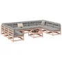 Set de sofás de jardín 10 pzas con cojines madera abeto Douglas by vidaXL, Garden sets - Ref: Foro24-3299598, Price: 877,87 €...