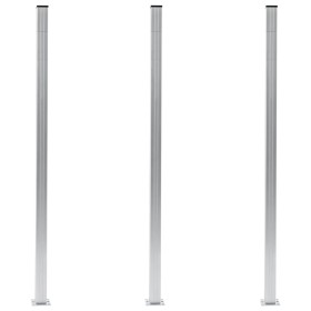 Zaunpfosten 3 Einheiten Aluminium 185 cm von vidaXL, Zaunpfosten - Ref: Foro24-49077, Preis: 202,15 €, Rabatt: %