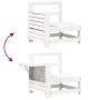 Gartensitzgruppe 5-teilig Massivholz Kiefer Weiß von vidaXL, Gartensets - Ref: Foro24-3250813, Preis: 359,95 €, Rabatt: %