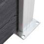 Postes de valla 3 unidades aluminio 185 cm de vidaXL, Postes de cerca - Ref: Foro24-49077, Precio: 202,08 €, Descuento: %