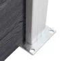 Postes de valla 3 unidades aluminio 185 cm de vidaXL, Postes de cerca - Ref: Foro24-49077, Precio: 198,11 €, Descuento: %