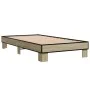 Estructura cama madera ingeniería metal roble Sonoma 75x190 cm de vidaXL, Camas y somieres - Ref: Foro24-845878, Precio: 63,0...