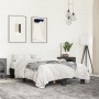 Estructura de cama madera de ingeniería y metal negro 135x190cm de vidaXL, Camas y somieres - Ref: Foro24-845892, Precio: 82,...
