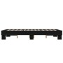 Engineered wood and black metal bed frame 135x190cm by vidaXL, Beds and slatted bases - Ref: Foro24-845892, Price: 82,73 €, D...