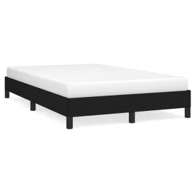 Black fabric bed frame 120x190 cm by vidaXL, Beds and slatted bases - Ref: Foro24-3269607, Price: 94,45 €, Discount: %