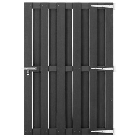 Graue WPC-Gartentür 100x150 cm von vidaXL, Gartentore - Ref: Foro24-49085, Preis: 162,06 €, Rabatt: %