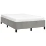 Estructura de cama terciopelo gris claro 120x190 cm de vidaXL, Camas y somieres - Ref: Foro24-3269651, Precio: 98,62 €, Descu...