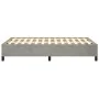 Estructura de cama terciopelo gris claro 120x190 cm de vidaXL, Camas y somieres - Ref: Foro24-3269651, Precio: 98,62 €, Descu...