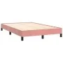 Bettgestell aus rosafarbenem Samt, 120 x 190 cm von vidaXL, Betten und Lattenroste - Ref: Foro24-3269630, Preis: 104,17 €, Ra...