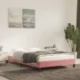 Bettgestell aus rosafarbenem Samt, 120 x 190 cm von vidaXL, Betten und Lattenroste - Ref: Foro24-3269630, Preis: 104,17 €, Ra...