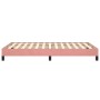 Estructura de cama terciopelo rosa 120x190 cm de vidaXL, Camas y somieres - Ref: Foro24-3269630, Precio: 88,96 €, Descuento: %