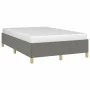 Dark gray fabric bed frame 120x190 cm by vidaXL, Beds and slatted bases - Ref: Foro24-3269639, Price: 89,75 €, Discount: %