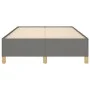 Dark gray fabric bed frame 120x190 cm by vidaXL, Beds and slatted bases - Ref: Foro24-3269639, Price: 89,75 €, Discount: %