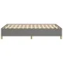 Dark gray fabric bed frame 120x190 cm by vidaXL, Beds and slatted bases - Ref: Foro24-3269639, Price: 89,75 €, Discount: %