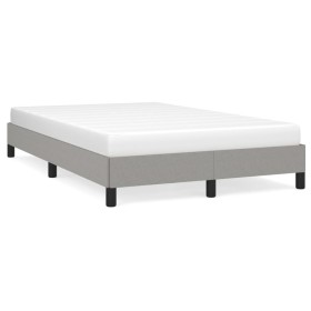 Hellgrauer Stoffbettrahmen 120x190 cm von vidaXL, Betten und Lattenroste - Ref: Foro24-3269605, Preis: 96,45 €, Rabatt: %