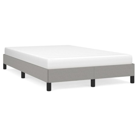 Light gray fabric bed frame 120x190 cm by vidaXL, Beds and slatted bases - Ref: Foro24-3269605, Price: 96,45 €, Discount: %
