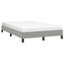 Light gray fabric bed frame 120x190 cm by vidaXL, Beds and slatted bases - Ref: Foro24-3269605, Price: 96,45 €, Discount: %