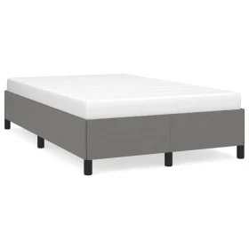 Dark gray fabric bed frame 120x190 cm by vidaXL, Beds and slatted bases - Ref: Foro24-3269632, Price: 93,81 €, Discount: %