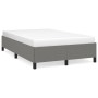 Dark gray fabric bed frame 120x190 cm by vidaXL, Beds and slatted bases - Ref: Foro24-3269632, Price: 95,23 €, Discount: %