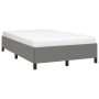 Estructura de cama tela gris oscuro 120x190 cm de vidaXL, Camas y somieres - Ref: Foro24-3269632, Precio: 95,23 €, Descuento: %