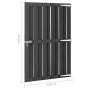 Graue WPC-Gartentür 100x150 cm von vidaXL, Gartentore - Ref: Foro24-49085, Preis: 162,06 €, Rabatt: %