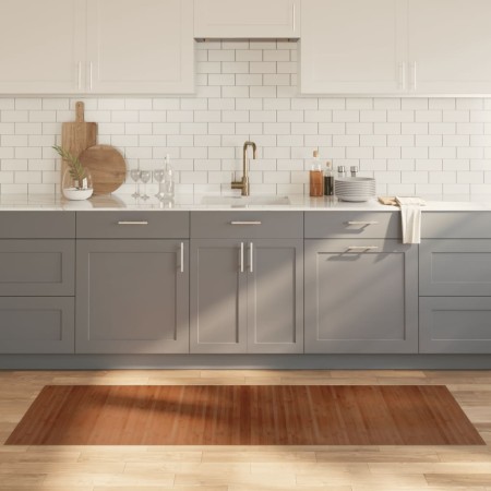 Rechteckiger Bambus-Teppich in Braun, 70x200 cm. von vidaXL, Teppiche - Ref: Foro24-376746, Preis: 36,88 €, Rabatt: %