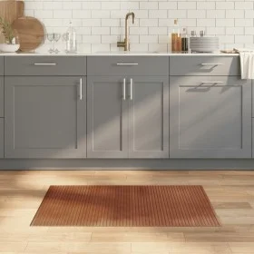Rechteckiger Bambus-Teppich in Braun, 60x100 cm. von vidaXL, Teppiche - Ref: Foro24-376710, Preis: 20,06 €, Rabatt: %