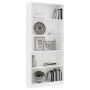 5-stöckiges Regal aus weißem Sperrholz, 80 x 24 x 175 cm von vidaXL, Bücherregale und Regale - Ref: Foro24-800918, Preis: 119...