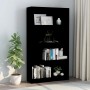 4-stöckiges Regal aus schwarzem Sperrholz 80x24x142 cm von vidaXL, Bücherregale und Regale - Ref: Foro24-800910, Preis: 65,44...