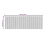 Alfombra rectangular bambú gris 100x300 cm by vidaXL, Rugs - Ref: Foro24-376814, Price: 34,15 €, Discount: %