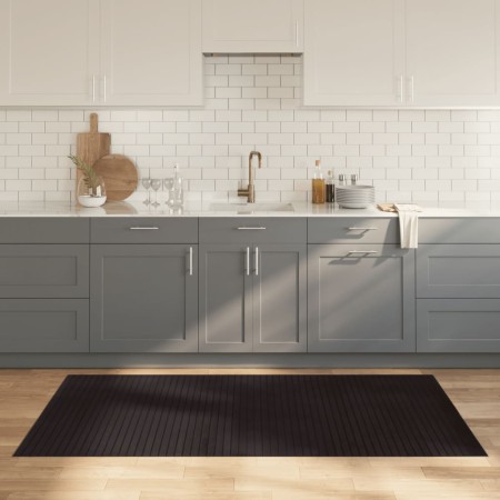 Alfombra rectangular bambú marrón oscuro 100x200 cm by vidaXL, Rugs - Ref: Foro24-376809, Price: 32,95 €, Discount: %