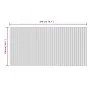 Alfombra rectangular bambú marrón oscuro 100x200 cm by vidaXL, Rugs - Ref: Foro24-376809, Price: 33,67 €, Discount: %