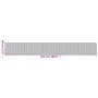 Alfombra rectangular bambú marrón 60x500 cm by vidaXL, Rugs - Ref: Foro24-376854, Price: 39,10 €, Discount: %