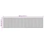 Alfombra rectangular bambú gris 100x400 cm de vidaXL, Alfombras - Ref: Foro24-376958, Precio: 44,71 €, Descuento: %