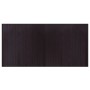 Alfombra rectangular bambú marrón oscuro 100x200 cm by vidaXL, Rugs - Ref: Foro24-376947, Price: 35,05 €, Discount: %