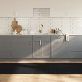 Rechteckiger schwarzer Bambus-Teppich 80x400 cm von vidaXL, Teppiche - Ref: Foro24-376918, Preis: 40,24 €, Rabatt: %