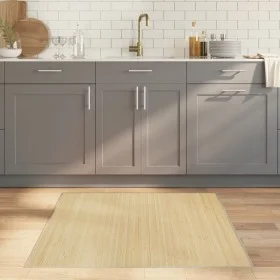 Quadratischer Bambus-Teppich in hellem Naturfarben, 100x100 cm. von vidaXL, Teppiche - Ref: Foro24-376939, Preis: 26,79 €, Ra...