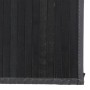 Alfombra rectangular bambú negro 80x1000 cm de vidaXL, Alfombras - Ref: Foro24-376930, Precio: 76,90 €, Descuento: %