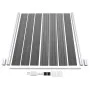 Valla de jardín de WPC gris 180x186 cm de vidaXL, Paneles de vallas - Ref: Foro24-49067, Precio: 483,52 €, Descuento: %